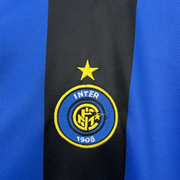 Inter Milan 2004/05 Home Long Sleeves Retro Jersey - Image 5