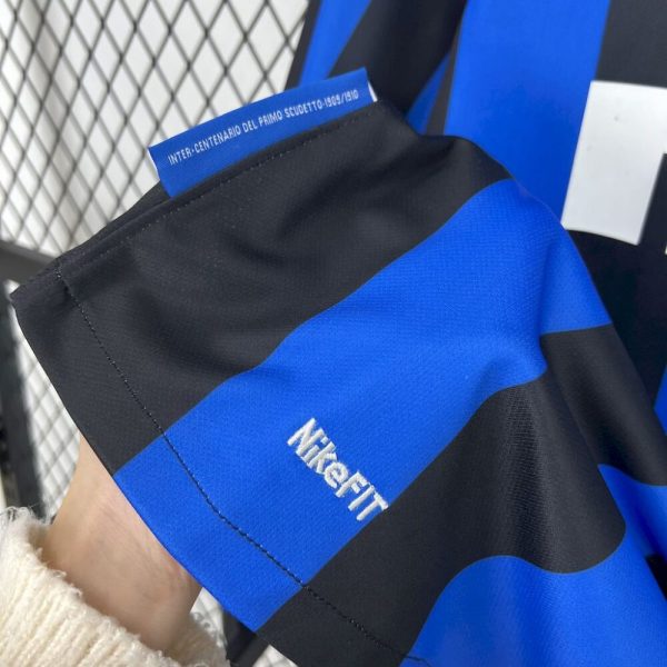 Inter Milan 2009/10 Home Long Sleeves Retro Jersey - Image 8