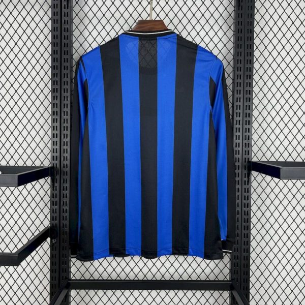 Inter Milan 2009/10 Home Long Sleeves Retro Jersey - Image 2