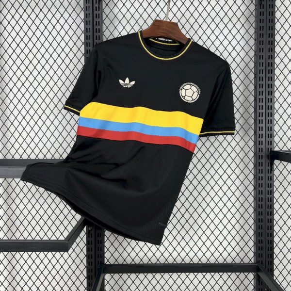 Colombia 2024/25 100Th Black Anniversary Jersey