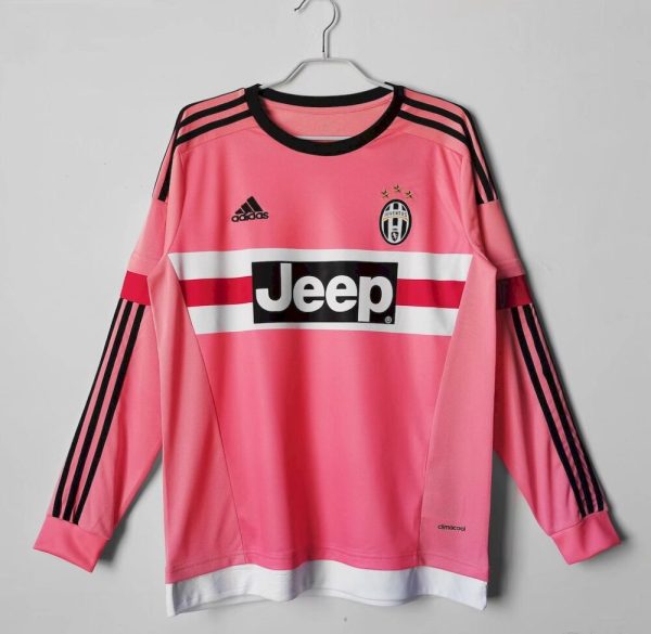 Juventus 2015/16 Away Long Sleeves Retro Jersey