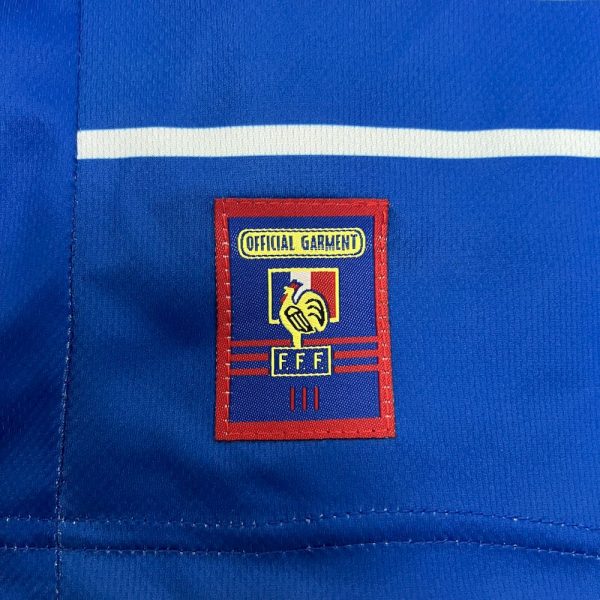 France 1998 Home Kids Retro Jersey And Shorts - Image 8