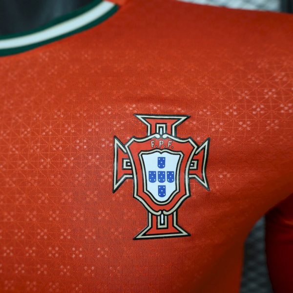Portugal 2025/26  Home Long Sleeves Jersey Player Version - Image 4