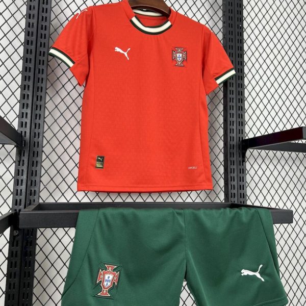 Portugal 2025/26  Home Kids Kit - Image 4