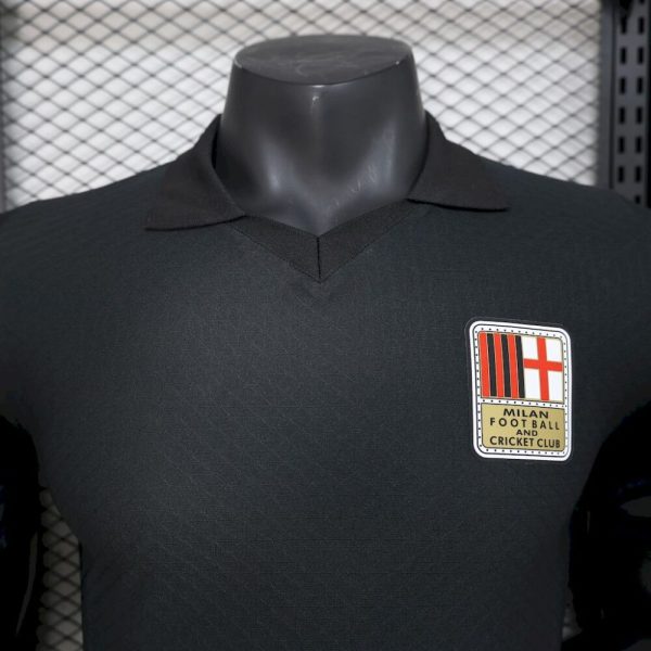 Ac Milan 2024/25 125Th Black Goalkeeper Retro Jersey Player Version - Image 5