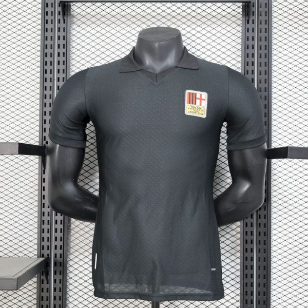 Ac Milan 2024/25 125Th Black Goalkeeper Retro Jersey Player Version