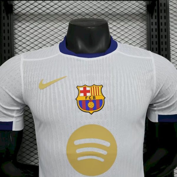 Barcelona 2024/25 White Exposure Version Jersey Player Version - Image 3