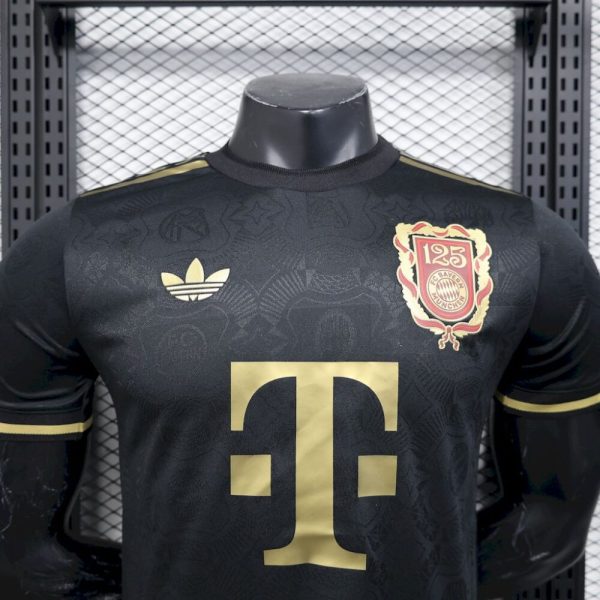 Bayern Munich 2024/25 125 Anniversary Black Jersey Player Version - Image 4