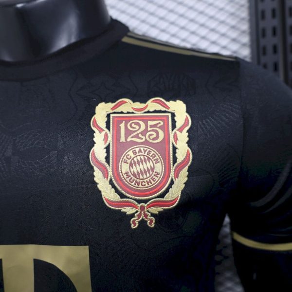 Bayern Munich 2024/25 125 Anniversary Black Jersey Player Version - Image 3