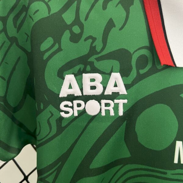 Mexico 1998 Home Kids Retro Jersey And Shorts - Image 3