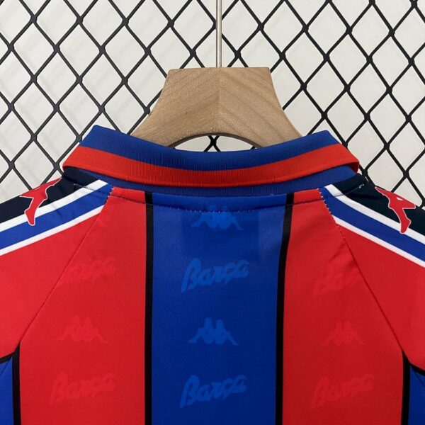 Barcelona 1995/97 Home Kids Retro Jersey And Shorts - Image 4