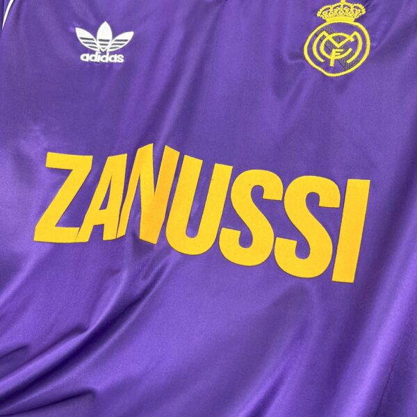 Real Madrid 1984/85 Third Long Sleeves Retro Jersey - Image 3