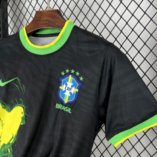 Brazil 2025/26 Dove Edition Black Jersey - Image 4