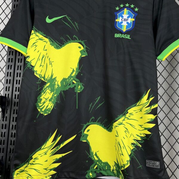 Brazil 2025/26 Dove Edition Black Jersey - Image 3