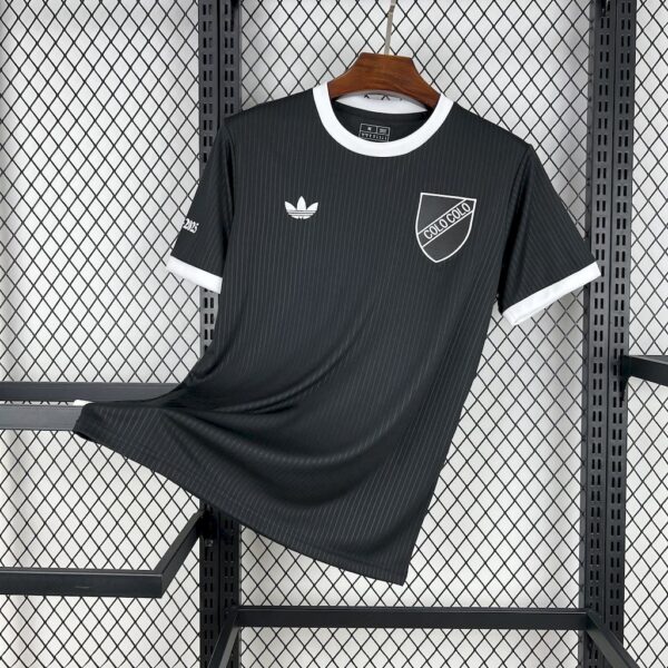 Colo Colo 2025/26 Casual Retro Style Black Jersey
