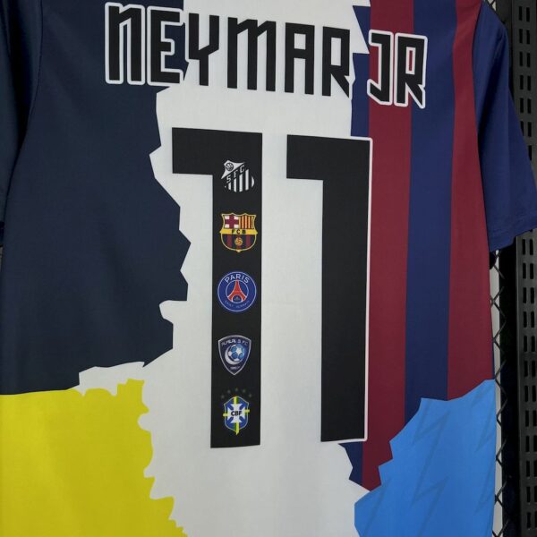Neymar Da Silva Santos J¨²Nior 2025/26 All Club Mix Jersey - Image 3
