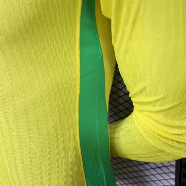 Brazil 2025/26 Home Long Sleeves Jersey Player Version - Image 5