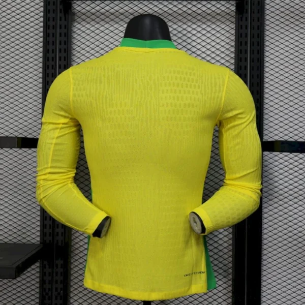 Brazil 2025/26 Home Long Sleeves Jersey Player Version - Image 2