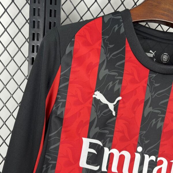Ac Milan 2025/26 Home Long Sleeves Jersey - Image 7
