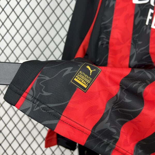 Ac Milan 2025/26 Home Long Sleeves Jersey - Image 5