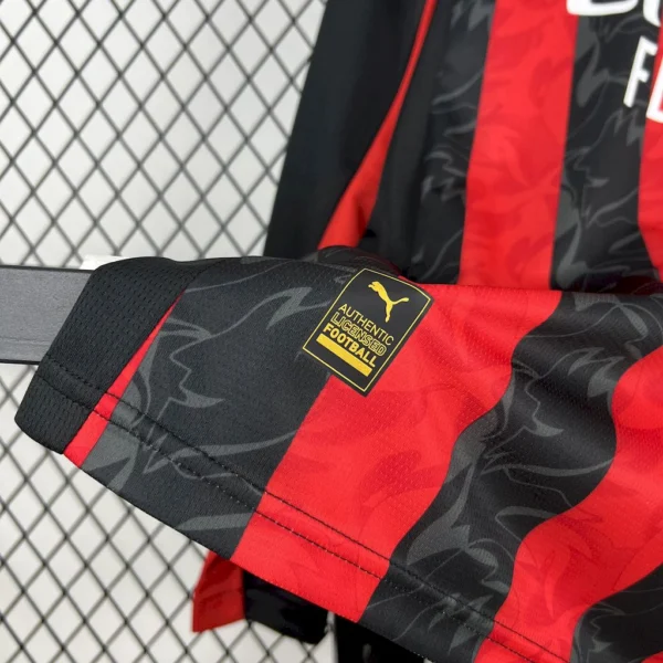 Ac Milan 2025/26 Home Long Sleeves Jersey - Image 5
