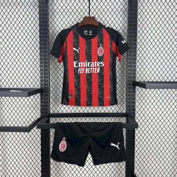 Ac Milan 2025/26 Home Kids Kit
