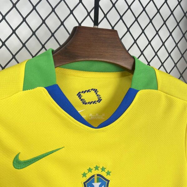 Brazil 2025/26 Home Kids Kit - Image 7