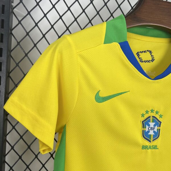 Brazil 2025/26 Home Kids Kit - Image 6