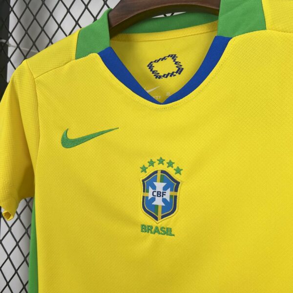 Brazil 2025/26 Home Kids Kit - Image 5