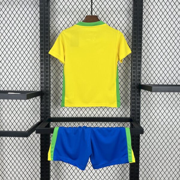 Brazil 2025/26 Home Kids Kit - Image 2