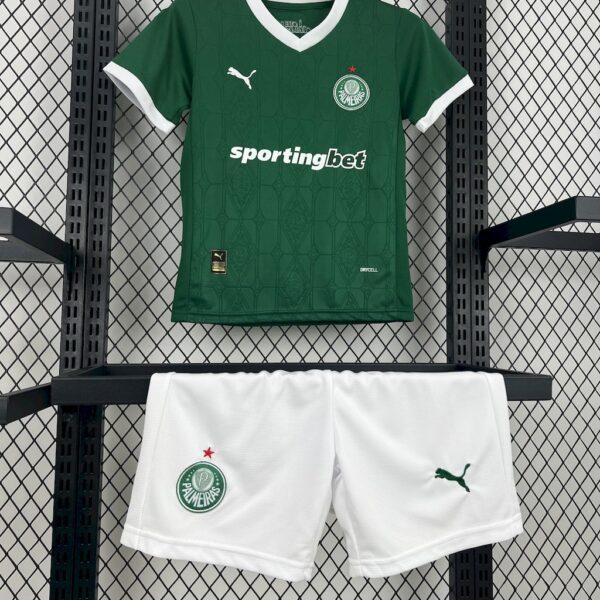 Palmeiras 2025/26 Home Kids Kit - Image 4