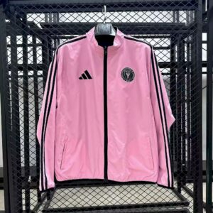 Inter Miami CF 2025 Coupe-vent noir et rose (double face)