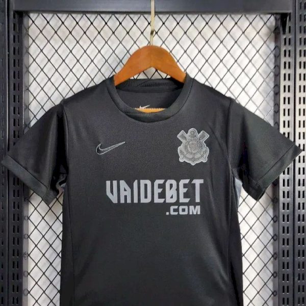 Corinthians 2024/25 Away Kids Kit - Image 2
