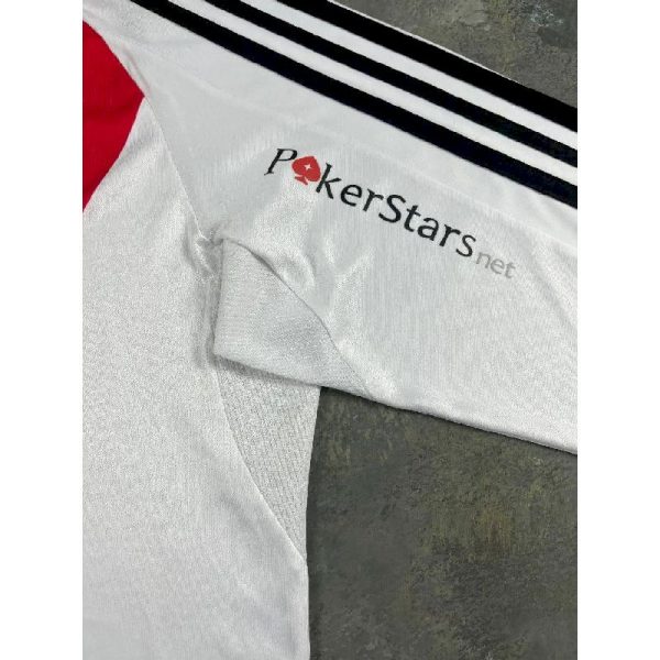 River Plate 2009/2010 Home Long Sleeves Retro Jersey - Image 4