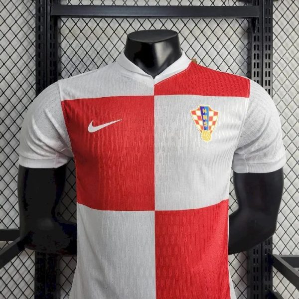 Croatia 2024/25 Euro Home Jersey Player Version - Image 2
