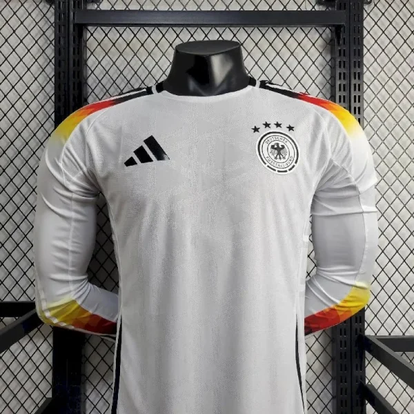 Germany 2024/25 Euro Home Long Sleeves Jersey Player Version - Image 2