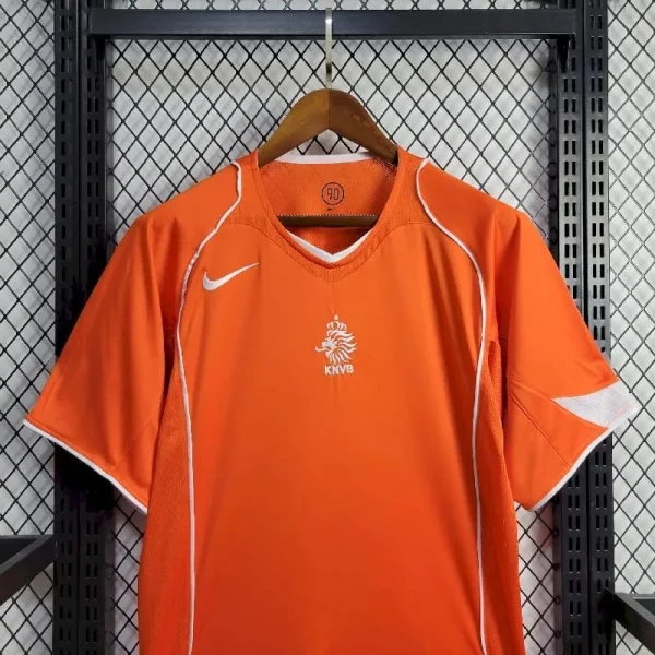 Netherlands 2004 Home Retro Jersey - Image 3