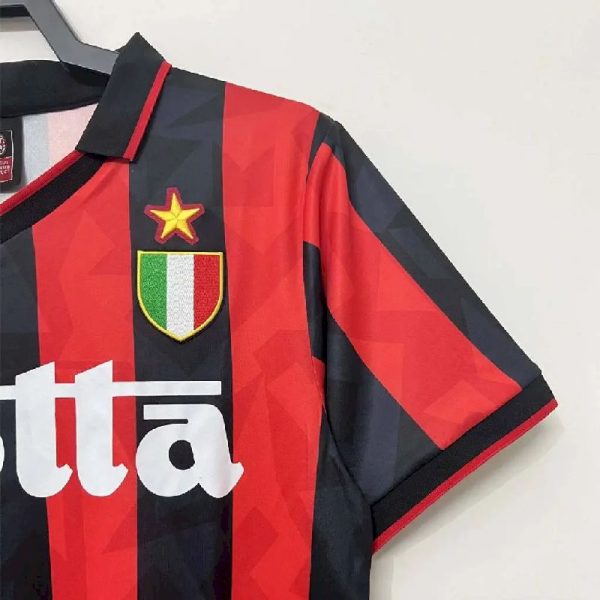 Ac Milan 1993/94 Home Retro Jersey - Image 3