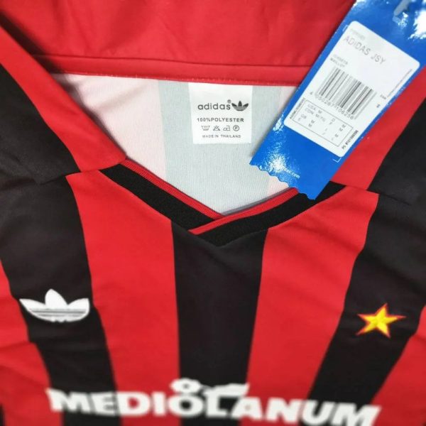Ac Milan 1990/91 Home Retro Jersey - Image 6