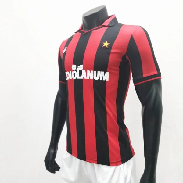 Ac Milan 1990/91 Home Retro Jersey - Image 8