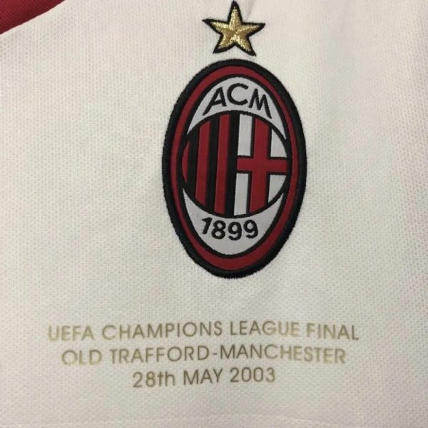 Ac Milan 2002 Ucl Away Retro Jersey - Image 3
