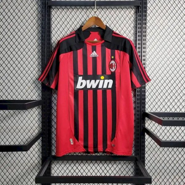 Ac Milan 2007/08 Home Retro Jersey - Image 8