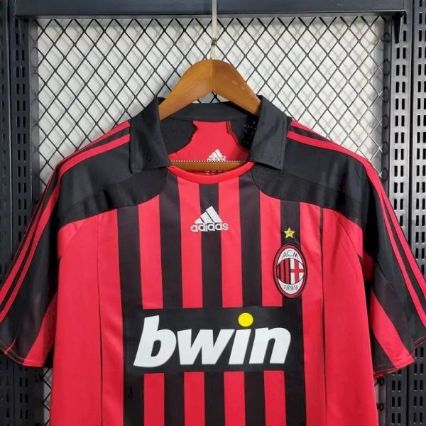 Ac Milan 2007/08 Home Retro Jersey - Image 9