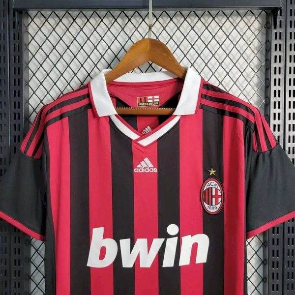 Ac Milan 2009/10 Home Retro Jersey - Image 9