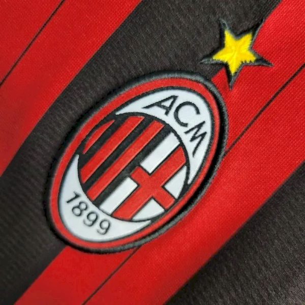 Ac Milan 2013/14 Home Long Sleeves Retro Jersey - Image 7