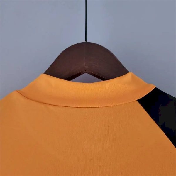 As Roma 2005/06 Home Long Sleeve Retro Jersey - Image 6