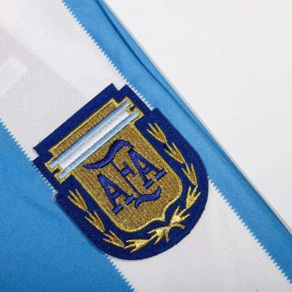 Argentina 1986 Maradona Home Retro Jersey - Image 5