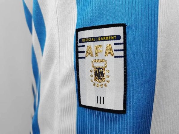 Argentina 1998 World Cup Home Retro Jersey - Image 3
