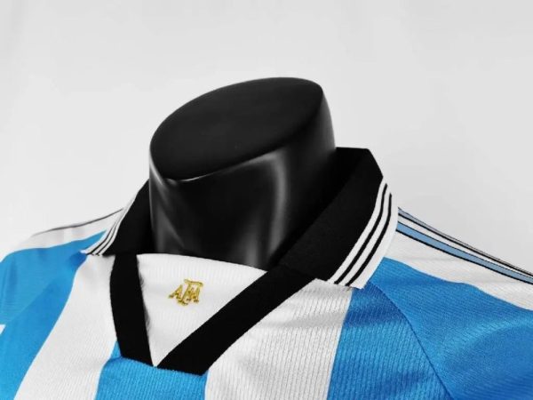 Argentina 1998 World Cup Home Retro Jersey - Image 4