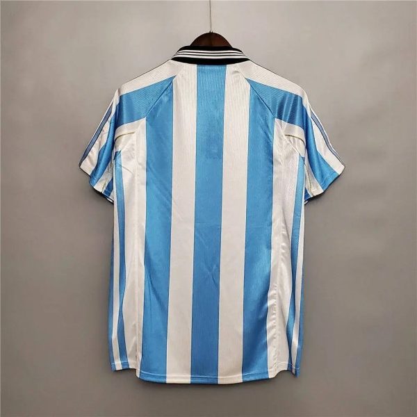Argentina 1998 World Cup Home Retro Jersey - Image 6